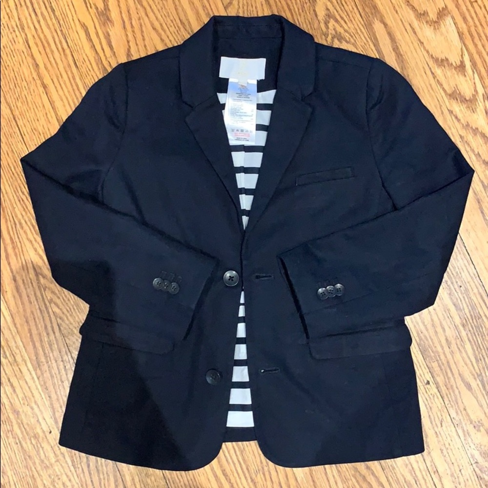 Jacadi linen blazer in navy.